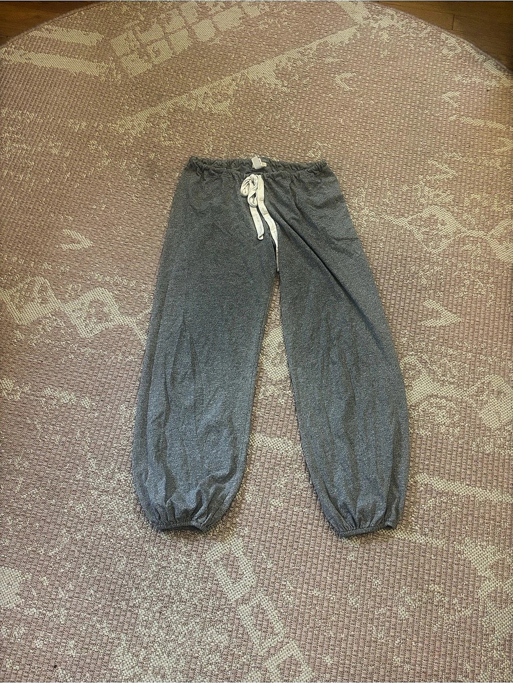 Eberjey cropped Gray Jogger Pants Size Small
